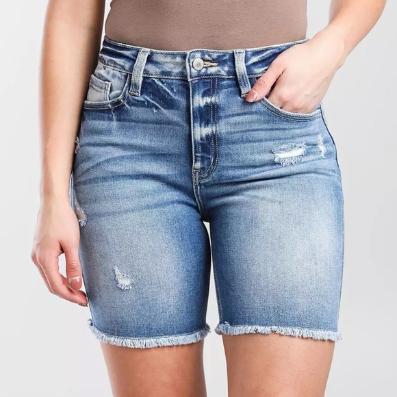 KANCAN SIGNATURE Kurvy Ultra High Stretch Short KANCAN SIGNATURE Size 28 - Picture 1 of 9